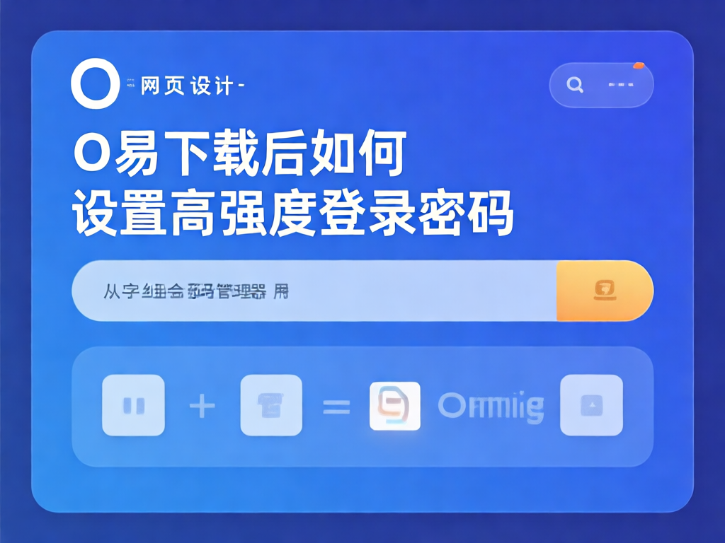 O易密码安全设置示意图
